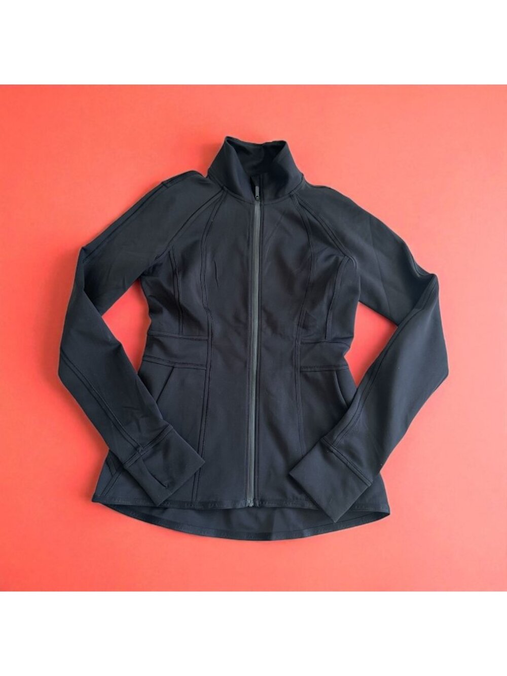 LULULEMON Women's Black Track Zip Jacket Size 6